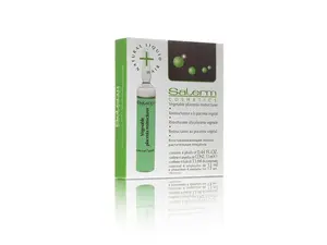 SALERM Vegetable Placenta Restructurer 0.44 Fl Oz (Pack of 4) for Hair Strength and Root Stimulation Haircare Keratin
