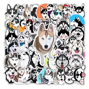 50 Pack of Siberian Husky Dog Animal Stickers
