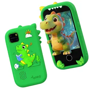 Kids Smart Toy Phone for Ages 3-12, 2.8-Inch Touchscreen Dual-Camera Cell Phone with Games & Music, ABC Learning Educational Device, Ideal Xmas & Birthday Presents for Boys & Girls