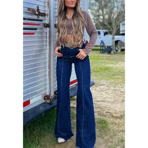 Waylon Wide Leg Jeans—Dark Wash