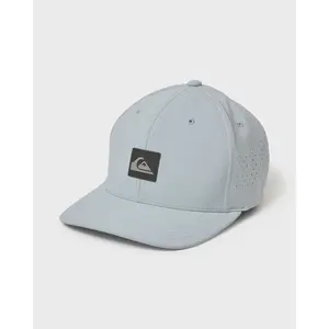 Quiksilver | Beach Head Tech Fabric Snapback Hat | Men's Stretch Fit Signature Logo | Beach Days & Travel