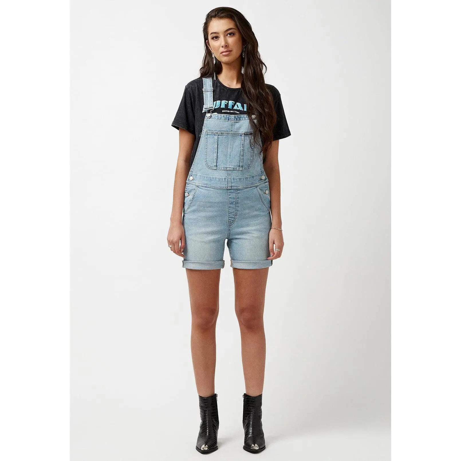 Holly Women's Overalls Shorts, Authentic Vintage - BL15881