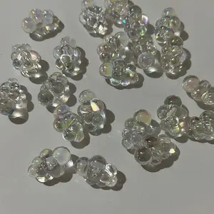 Rainbow Bubble Beads / Cloud Beads - 6pcs Chunky Bead - Sea Life