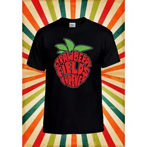 Strawberry Fields Forever Beatles Men Women Unisex Baseball T Shirt Top