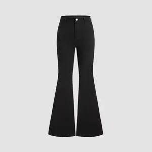 Cider [3 colors, size 0-26] High Stretch Denim High Waist Stretch Flared Jeans