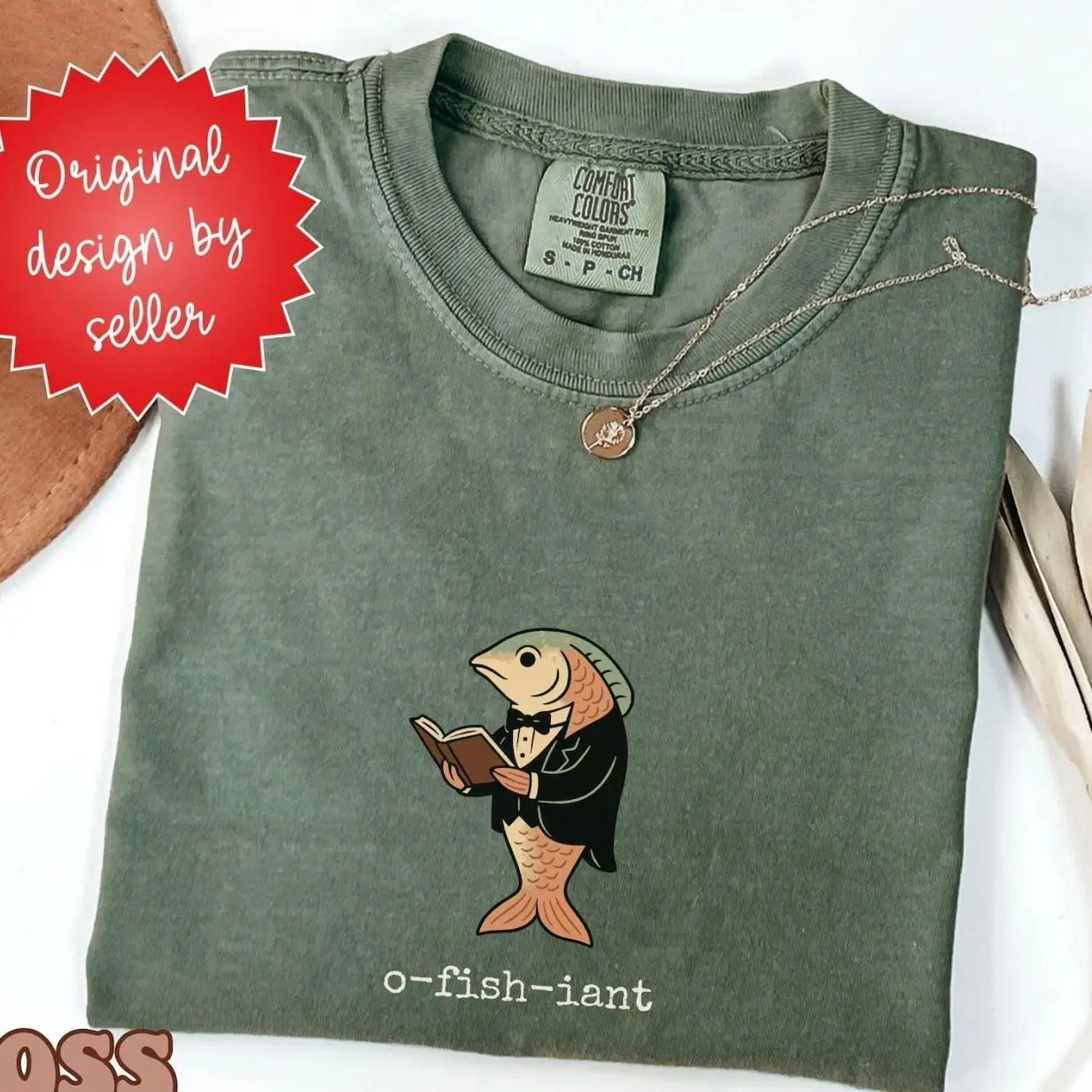 Comfort Colors Funny Officiant Gift for Fisherman O-fish-iant Legalizer Of Love Shirt, Wedding Officiant Shirt, Minister Shirt Organizer Tee A01