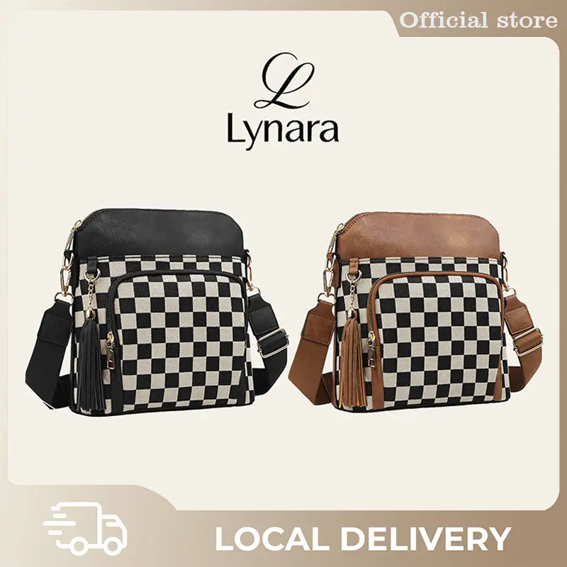 Women's Fashionable Plaid Pattern Shoulder BagCasual Versatile Shoulder Bag for Daily Used,Trendy All-match Commuter Bag