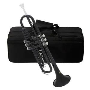 Bb Standard Trumpet, 1 Set Professional Trumpet with Accessories, Musical Instrument for Beginners & Advanced Students