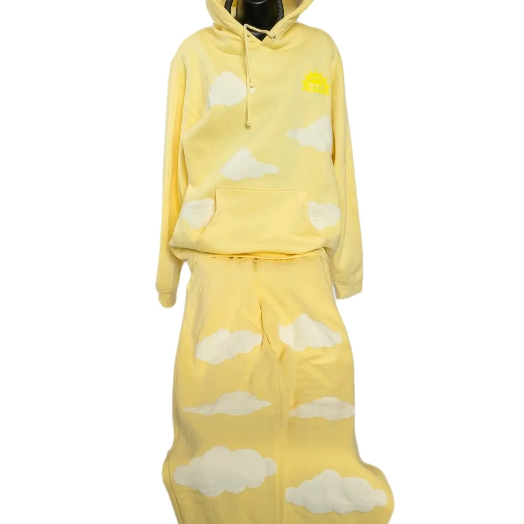 Clouded Dream Sweatsuit - Yellow