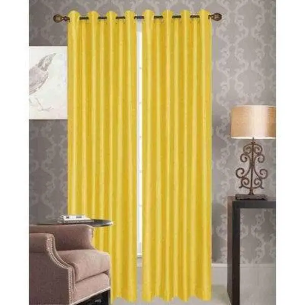 Yellow Grommet Panel Curtain Yellow Grommet Panel Curtain