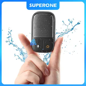 Wearable bluetooth speaker Bluetooth Speaker with Voice Assistant & Mic IPX7 Waterproof Clip-on Portable Speaker Pairing Up to 30H of Play Supports Siri Audio Wireless TikTokShopHolidayHaul Smartphone Protection