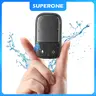 SUPERONE Clip-On Wearable Wireless Speaker - IPX7 Water Resistant Dustproof Outdoor Portable Speaker, 30H Playtime, Voice Assistant, Siri Support, Mic, Noise Reduction, USB Type-C Rechargeable, Pairing Function, Smartphone Compatible