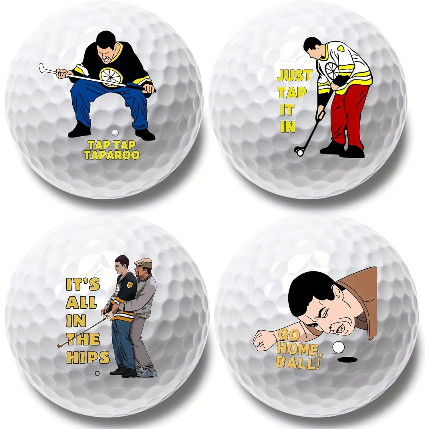 Funny Golf Balls - Adult Humor Trick Novelty Professional Practice Balls, Unique Golfer Gift Set for Dad, Occasion Gifts for Boyfriend (Father’s Day, Christmas, Birthday), Birthday Gifts For Bf