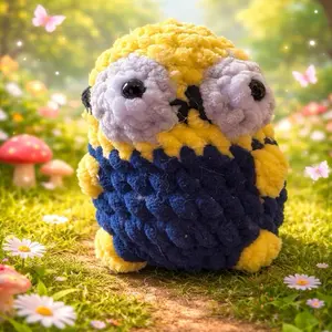 Handmade Yellow Buddy Plush  Super Soft & Adorable