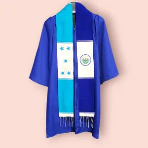 El Salvador/Honduras Graduation Stole, First Generation Sash, Class of 2026 graduation stole, Honduras and El Salvador Sash Stole