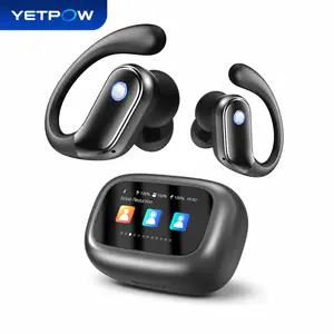 YETPOW Bluetooth Earbuds, Wireless Earbuds with Bluetooth 5.4, Smart Charging Case, ENC Noise Cancelling, IPX7 Waterproof, Bass Stereo Sound Sport Earphones for iOS Android, TP01