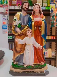 Sagrada Familia 12 Inch Statue Decor - Sacred Artistic Ornament for Religious Gifts and Home Decor
