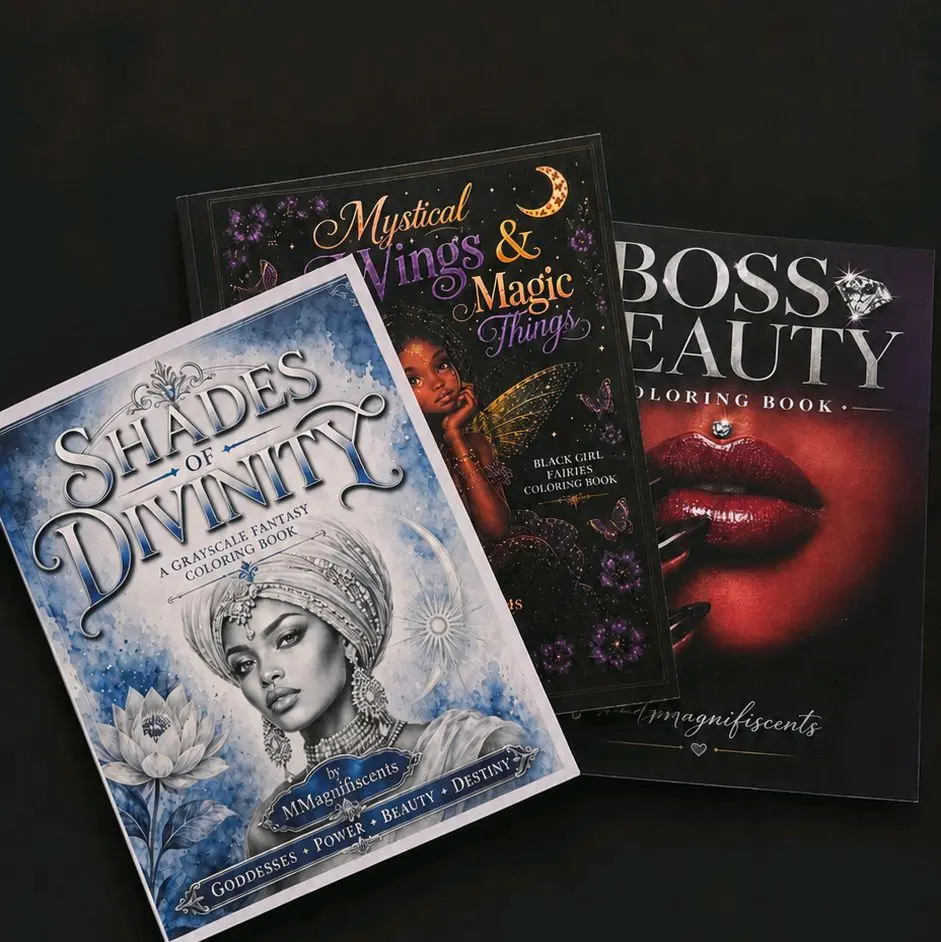 Mmagnifiscents Coloring Book Bundle