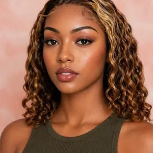 12” 5x5 Loose Deep Wave in Piano Color
