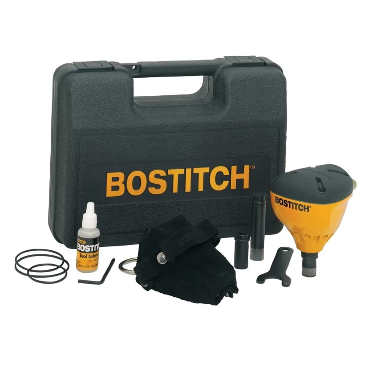 212 MAIN Bostitch 2614410 9-Piece Heavy Duty Metal Nailer Tool Kit Set, Power Tools Collection for Home Needs & Nailing Tasks