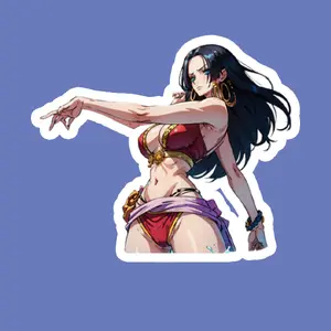 Boa Hancock Anime Sticker, Waifu Decal