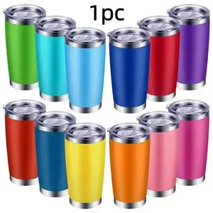 Replacement Non-Spill Lid for 20oz Plastic Cup, Leak-Proof Travel Mug, Stainless Steel Base, Durable & Practical Design