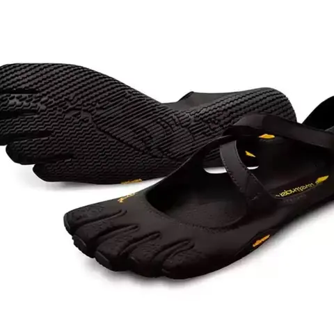 Women's 5-Finger Split-Toed Dancing Shoes - Flexible, Sporty, Socklike Stretch, Indoor Grip Sole Yoga & Dance Footwear for Zumba, Pilates (Sizes 37-41)