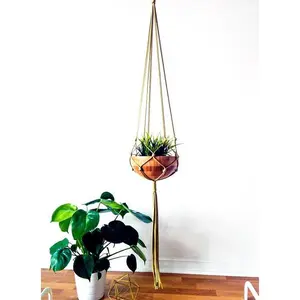 Macrame Plant Hanger, Hanging Planter