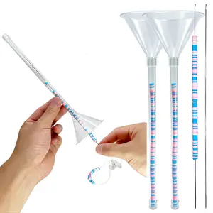 Beading Funnel Tool Kit - 2PCS Beading Tools with Needles for Clay Beads, Bracelets & Necklace Making