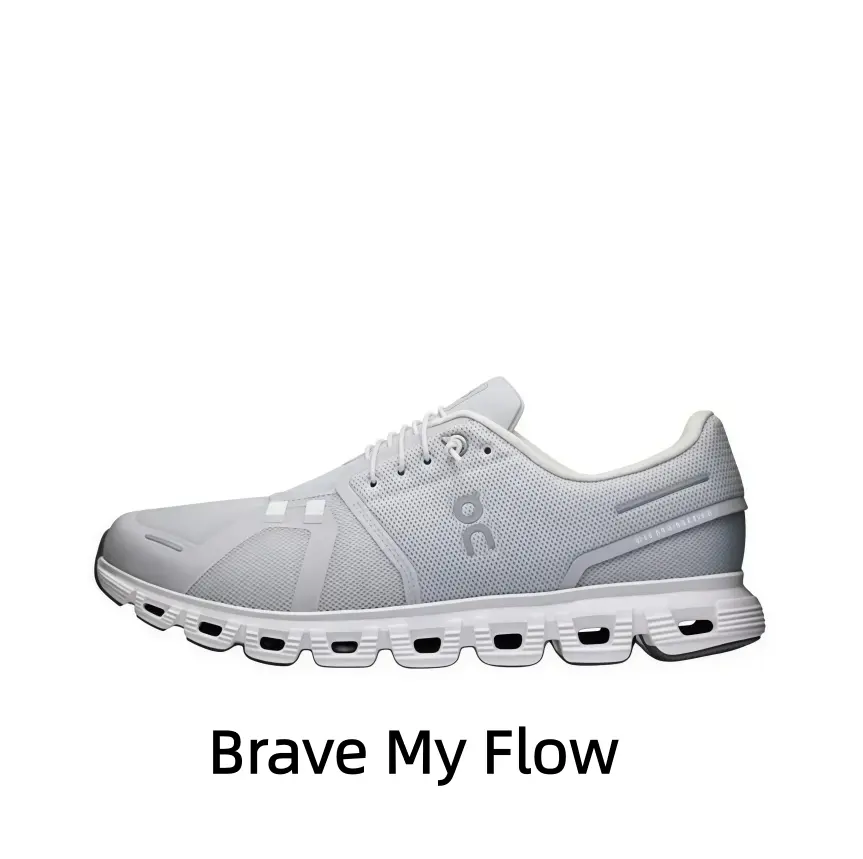 Minimalist Solid Light Grey Street Fashion Workout Sneakers Breathable Knit Mesh Upper Segmented Cloud Cushion Outsole Anti Slip Shock Absorbing Casual Shoes Suitable Road Running Office Commute Park Walking Light Hiking Multi Scene Versatile Footwear