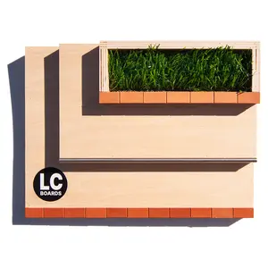 LC BOARDS FINGERBOARD 3 BLOCK PLAZA RAMP WOOD