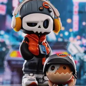 MR.BONE Back to the Future Series Ultra Stylish Collectibles & Holiday Gift Boxes Limited Edition Figurine Set for Collectors Art Toy Moday Culture