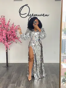 Custom Birthday Dress in Silver