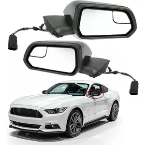 HECASA Power Mirror 3 Pins Compatible with 2015-2020 Ford Mustang Replacement for FO1321595 FO1320595 FR3Z17682M-PFM FR3Z17D742AAPTM FR3Z17683L-PFM FR3Z17D743AAPTM Pair Black