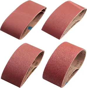 24 count 3x24 Sanding Belts, Sandpaper for 3 x 24 Inch Belt Sander,6 Each of 40 80 120 240 Grits
