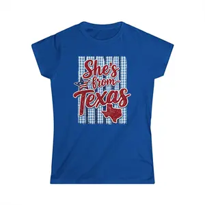 She's From Texas  T‑Shirt