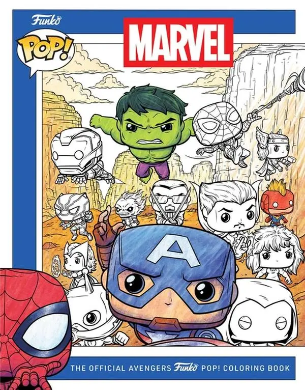 Marvel: The Official Avengers Funko Pop! Coloring Book by Austin Baechle (Paperback)