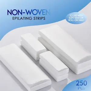Multi-Size Non-Woven Wax Strips for Hair Removal, Body & Face Use, No Wax Included, Single Pack, Ideal for Smooth Skin