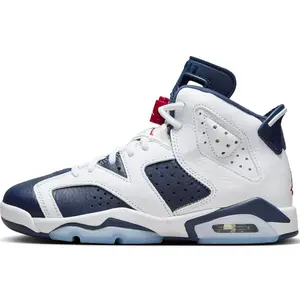 Youth Jordan 6 Retro "Olympic" White/Varsity Red (384665 164) (GS)