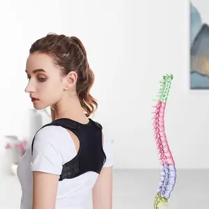 Healifty Posture Corrector Belt Hunchback Brace for Back Support Lumbar Straightener Comfortable Elastic Material for Daily Wear