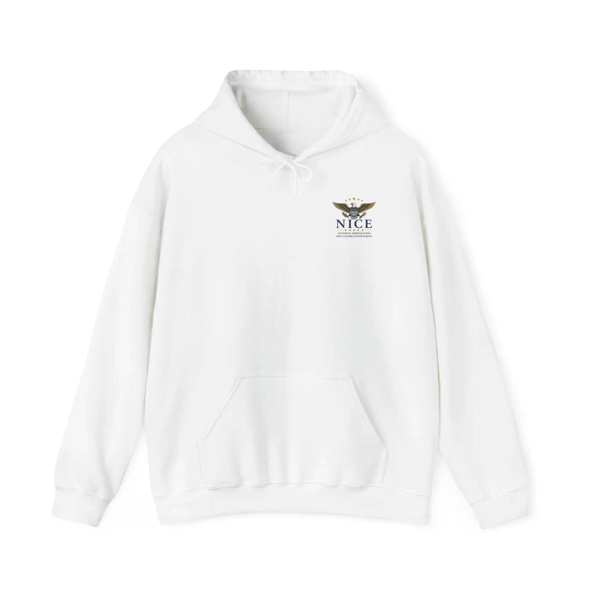 NICE Eagle Emblem Hoodie | National Immigration and Customs Enforcement Logo