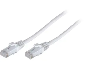 C2G 27167 Cat6 Cable - Snagless Unshielded Ethernet Network Patch Cable, White (100 Feet, 30.48 Meters)