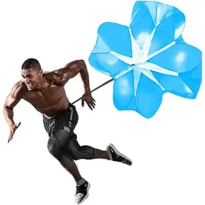 Running Speed Chute Resistance Parachute 56 inch Powerchute Umbrella  Sprint Power Soccer Trainer for Runner, Football, Soccer Drilling