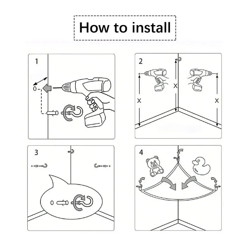 Pink Stuffed Animal Storage Hammock – Large Corner Net for Toys, Cute Plush Organizer for Kids Nursery & Bedroom, Wall Home Decor