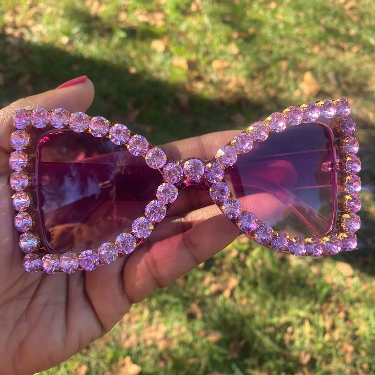 Royal Purple Bling Sunglasses Royal Purple Bling Sunglasses