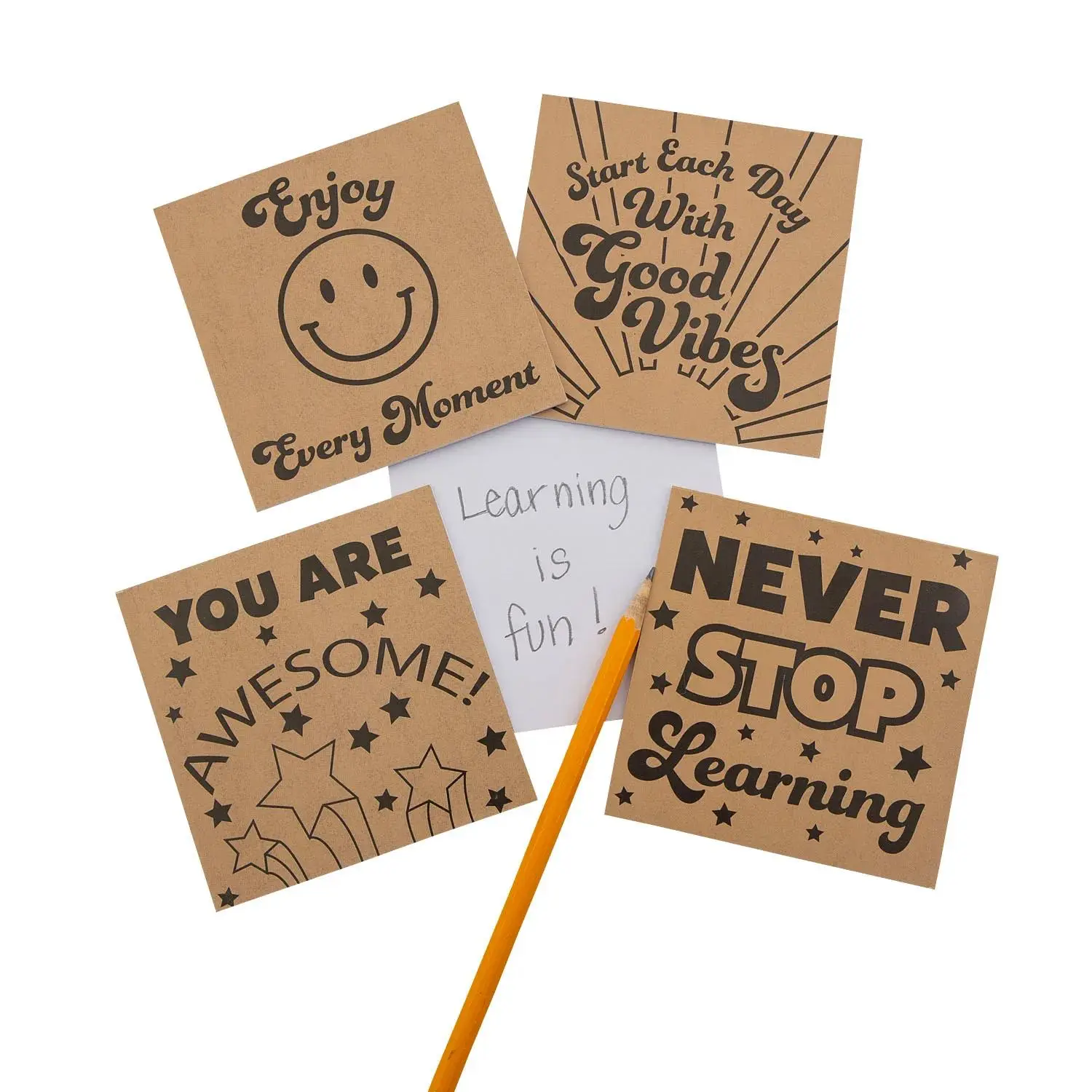 Motivational Mini Notepads - 24 Pc.