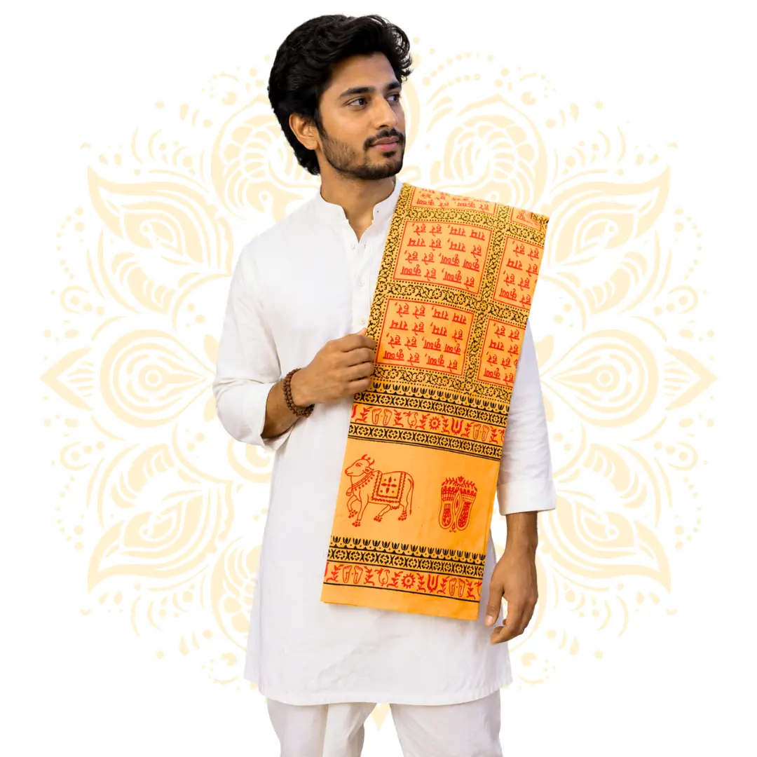 Printed Devotional Cotton Chadar
