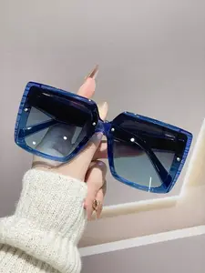 Box Frame Gradient Sunglasses