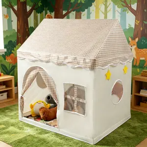 Kids Castle Play Tent | Floral Design Play House | Pretend Play Tent | Secret Base & Sleep Tent | Outdoor Beach Playhouse | Ideal Gift for Boys Girls | Christmas Halloween Gift | Screen House Tent | No Accessories