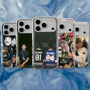 Heated Rivalry Shane Hollander & Ilya Rozanov Hockey Cover For Ip 17 16 15 14 13 12 11 SE Pro, Prm And Samsung, Gift For Friends, Waterproof